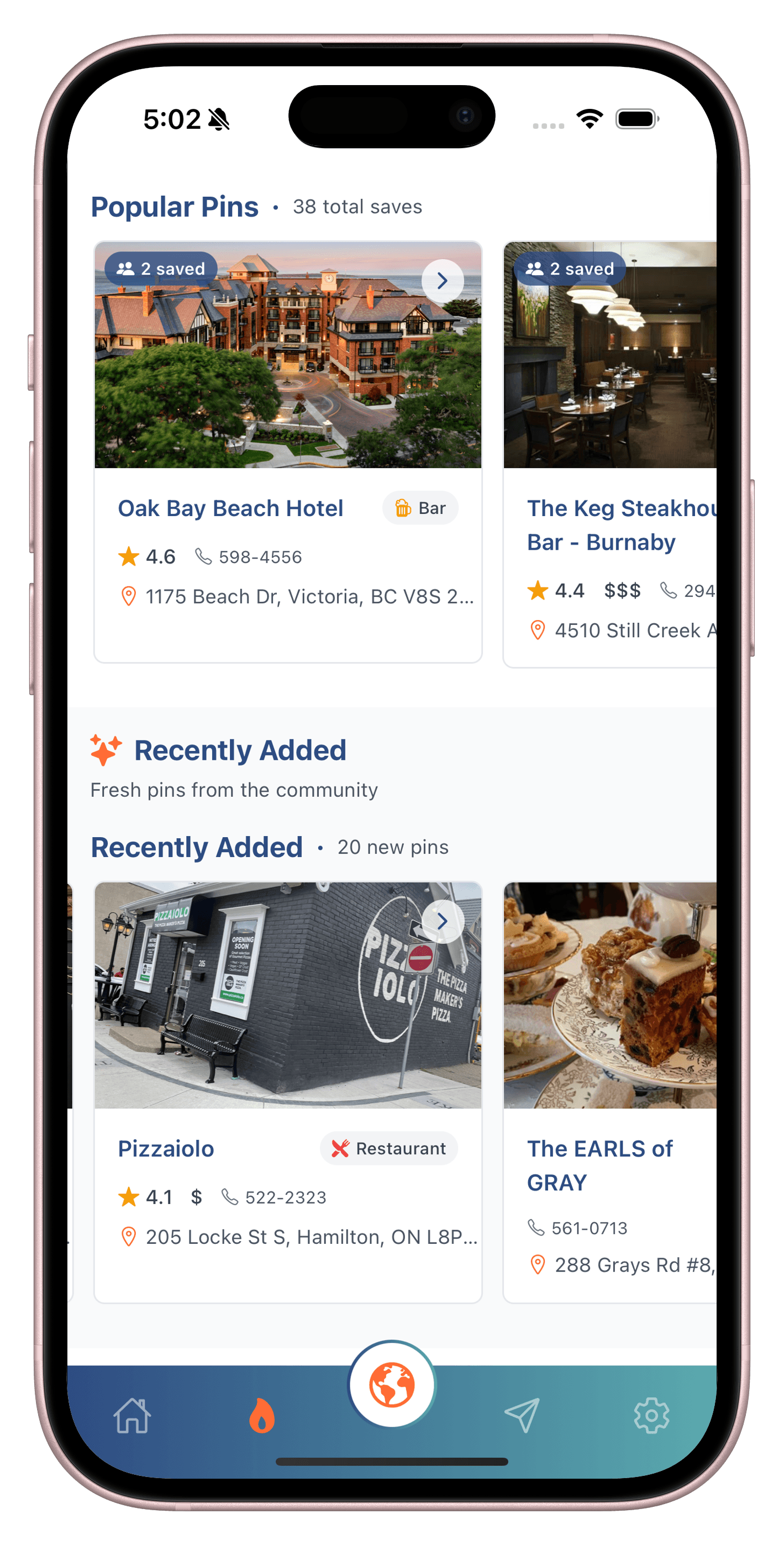 Discover trending spots